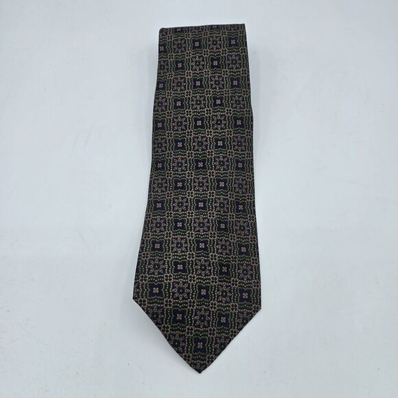 Mens Necktie Xmi Designer Tie 100% Silk Handmade Size 57 By 3.5 Inches Vintage - Picture 2 of 7